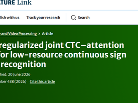 Entropy-regularized joint CTC–attention learning for low-resource continuous sign language recognition