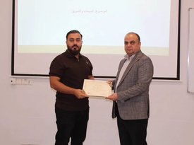 Certificates Distributed to Participants of the Professional Representatives Training Course