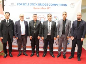 Students of Duhok Polytechnic University Achieve First Place in the Popsicle Stick Bridge Competition