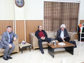 University Vice Presidents Meet with International Delegation